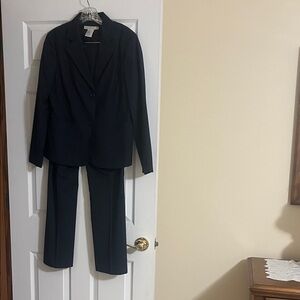 Requirements Navy Pin Striped Suit and Pants